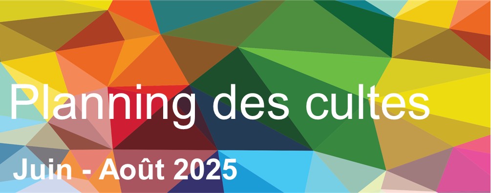 planning cultes